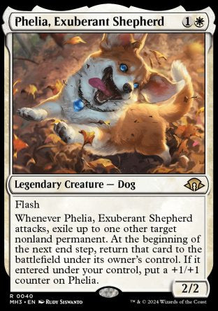 (040) Magic The Gathering Modern Horizons 3 Single: Phelia, Exuberant Shepherd Rare