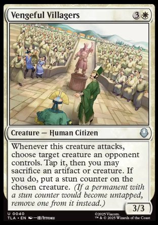 (040) Magic The Gathering Magic: The Gathering | Avatar: The Last Airbender Single: Vengeful Villagers Uncommon