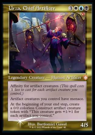 (040) Magic The Gathering Commander: The Brothers' War: Extras Single: Urza, Chief Artificer (V.2) Special