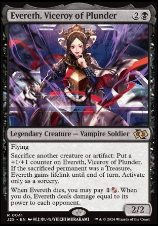 (041) Magic The Gathering Foundations Jumpstart Single: Evereth, Viceroy of Plunder Rare