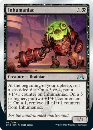 (041/096) Magic The Gathering Unsanctioned Single: Inhumaniac Uncommon