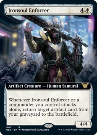 (041) Magic The Gathering Commander: Kamigawa: Neon Dynasty Single: Ironsoul Enforcer (V.2) Rare