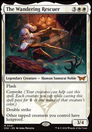 (041) Magic The Gathering Duskmourn: House of Horror Single: The Wandering Rescuer Mythic