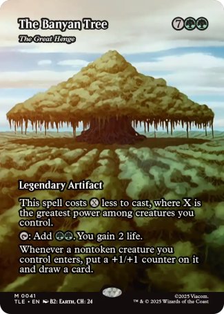 (041) Magic The Gathering Magic: The Gathering | Avatar: The Last Airbender: Eternal Single: The Great Henge Holo Mythic