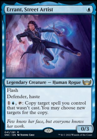 (041) Magic The Gathering Streets of New Capenna Single: Errant, Street Artist Rare