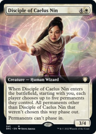 (041) Magic The Gathering Commander: The Brothers' War: Extras Single: Disciple of Caelus Nin (V.2) Rare