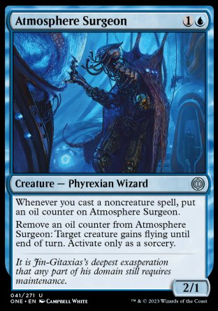 (041) Magic The Gathering Phyrexia: All Will Be One Single: Atmosphere Surgeon Holo Uncommon