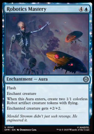 (041) Magic The Gathering Magic: The Gathering | Marvel's Spider-Man Single: Robotics Mastery Holo Uncommon
