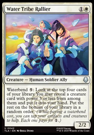(042) Magic The Gathering Magic: The Gathering | Avatar: The Last Airbender Single: Water Tribe Rallier Holo Uncommon