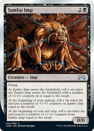 (042/096) Magic The Gathering Unsanctioned Single: Jumbo Imp Uncommon