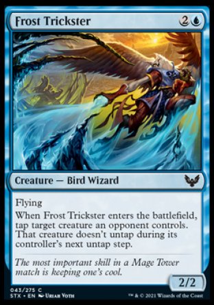 (043) Magic The Gathering Strixhaven: School of Mages Single: Frost Trickster Holo Common