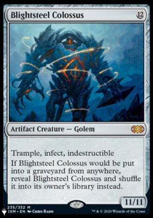 (235) Magic The Gathering The List Single: Blightsteel Colossus Mythic