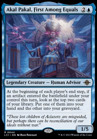 (044) Magic The Gathering The Lost Caverns of Ixalan Single: Akal Pakal, First Among Equals Rare