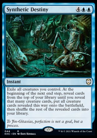 (044) Magic The Gathering Commander: Kaldheim Single: Synthetic Destiny Holo Rare