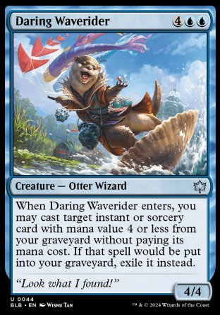 (044) Magic The Gathering Bloomburrow Single: Daring Waverider  Uncommon