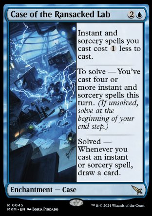 (045) Magic The Gathering Murders at Karlov Manor Single: Case of the Ransacked Lab Rare