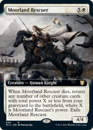 (045) Magic The Gathering Commander: Innistrad: Midnight Hunt Single: Moorland Rescuer (V.2) Rare