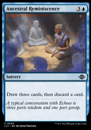 (045) Magic The Gathering The Lost Caverns of Ixalan Single: Ancestral Reminiscence Holo Common