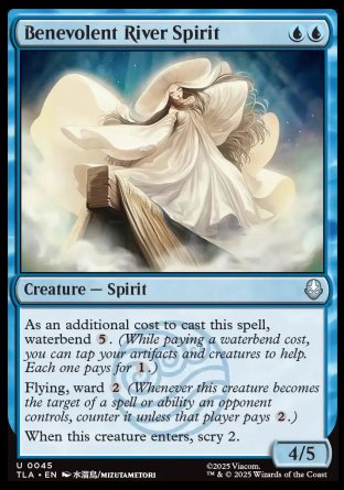(045) Magic The Gathering Magic: The Gathering | Avatar: The Last Airbender Single: Benevolent River Spirit Uncommon