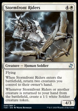 (046/289) Magic The Gathering Time Spiral Remastered Single: Stormfront Riders Holo Uncommon