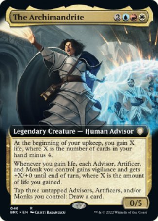 (046) Magic The Gathering Commander: The Brothers' War: Extras Single: The Archimandrite (V.2) Holo Rare