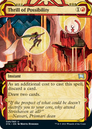 (046) Magic The Gathering Mystical Archive Single: Thrill of Possibility (V.3) Uncommon