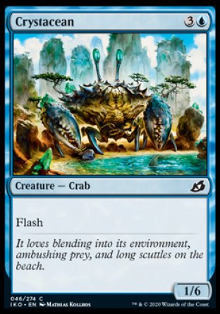 (046/274) Magic The Gathering Ikoria: Lair of Behemoths Single: Crystacean Holo Common