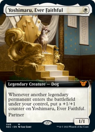 (046) Magic The Gathering Commander: Kamigawa: Neon Dynasty Single: Yoshimaru, Ever Faithful (V.2) Mythic