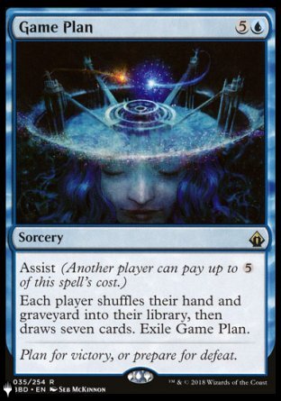 (035) Magic The Gathering The List Single: Game Plan Rare