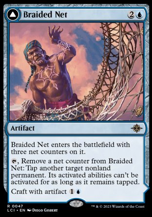 (047) Magic The Gathering The Lost Caverns of Ixalan Single: Braided Net // Braided Quipu Rare