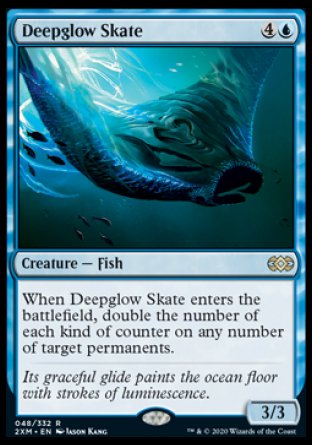 (048/332) Magic The Gathering Double Masters Single: Deepglow Skate Rare