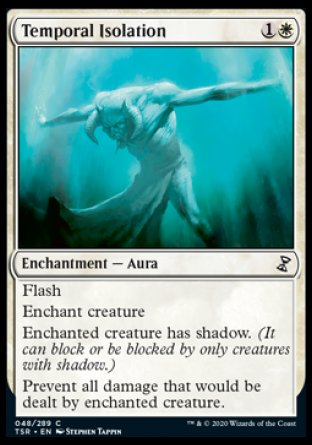 (048/289) Magic The Gathering Time Spiral Remastered Single: Temporal Isolation Holo Common