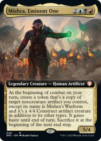 (048) Magic The Gathering Commander: The Brothers' War: Extras Single: Mishra, Eminent One (V.1) Holo Mythic