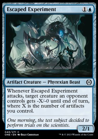 (048) Magic The Gathering Phyrexia: All Will Be One Single: Escaped Experiment Holo Common