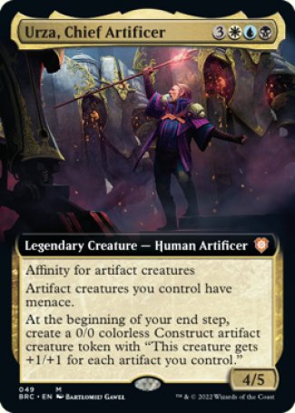 (049) Magic The Gathering Commander: The Brothers' War: Extras Single: Urza, Chief Artificer (V.1) Mythic