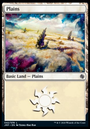 (049) Magic The Gathering Jumpstart Single: Island (V.4) Holo Land