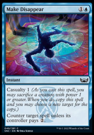 (049) Magic The Gathering Streets of New Capenna Single: Make Disappear Holo Common