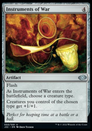(050) Magic The Gathering Jumpstart 2022 Single: Instruments of War Uncommon