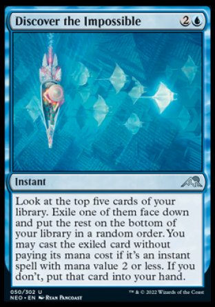 (050) Magic The Gathering Kamigawa: Neon Dynasty Single: Discover the Impossible Holo Uncommon