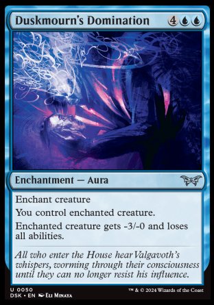 (050) Magic The Gathering Duskmourn: House of Horror Single: Duskmourn's Domination Uncommon