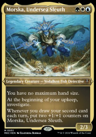 (051) Magic The Gathering Commander: Murders at Karlov Manor: Extras Single: Morska, Undersea Sleuth (V.2) Special
