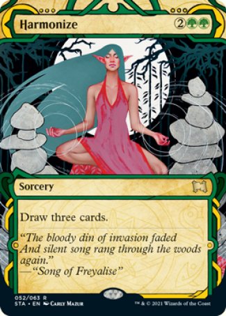 (052) Magic The Gathering Mystical Archive Single: Harmonize (V.1) Holo Rare