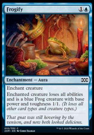 (052/332) Magic The Gathering Double Masters Single: Frogify Common