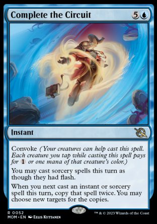 (052) Magic The Gathering March of the Machine Single: Complete the Circuit Holo Rare