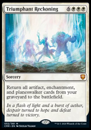 (052/361) Magic The Gathering Commander Legends Single: Triumphant Reckoning Mythic