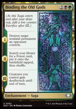 (052) Magic The Gathering Commander: Edge of Eternities Single: Binding the Old Gods Uncommon