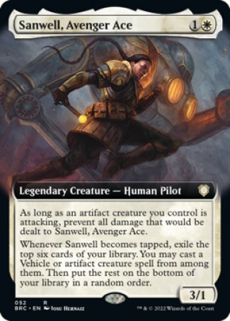 (052) Magic The Gathering Commander: The Brothers' War: Extras Single: Sanwell, Avenger Ace Rare