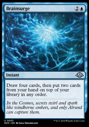 (053) Magic The Gathering Modern Horizons 3 Single: Brainsurge Uncommon