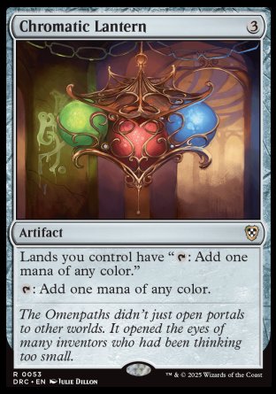 (053) Magic The Gathering Commander: Aetherdrift Single: Chromatic Lantern Rare