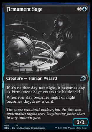 (053) Magic The Gathering Innistrad: Double Feature Single: Firmament Sage Holo Uncommon